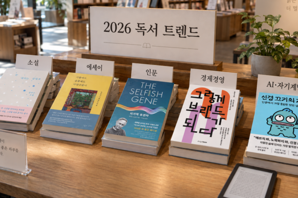 2026년 책의 장르로 보는 독서 트렌드