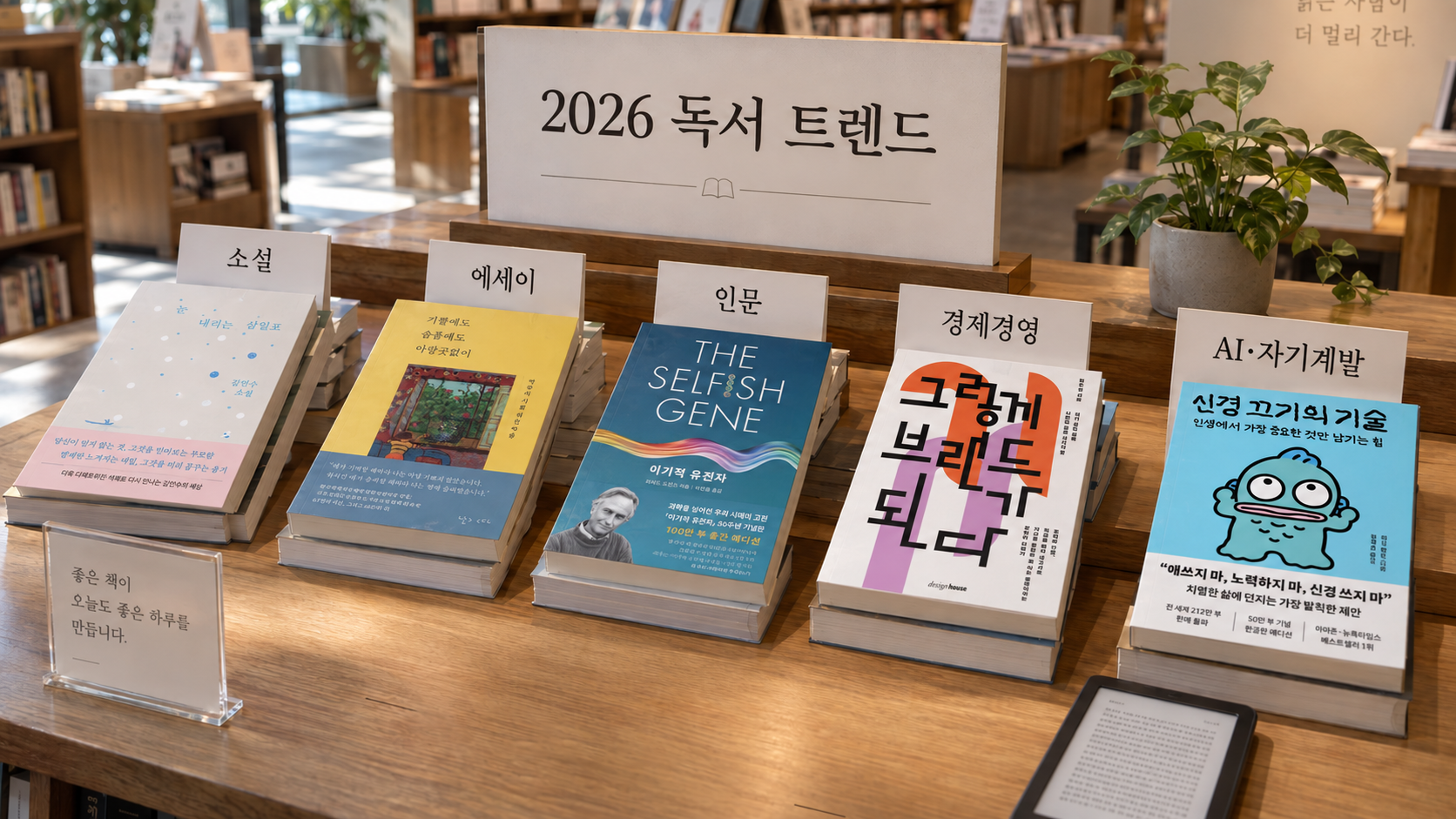 2026년 책의 장르로 보는 독서 트렌드