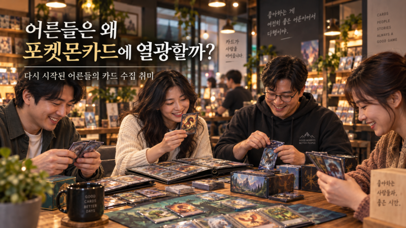 어른들은 왜 포켓몬카드에 열광할까? 다시 시작된 어른들의 카드 수집 취미