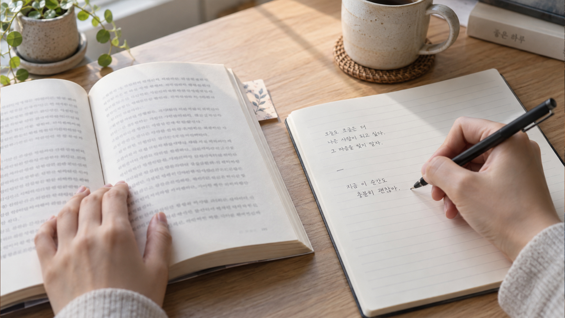 읽고 지나치던 문장을 손으로 옮기는 이유, 필사와 문장 수집이라는 취미